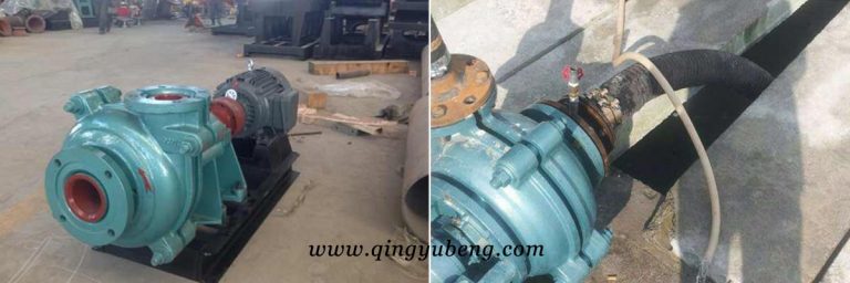 河南長垣縣自來水公司沉淀池多用途泥漿泵案例