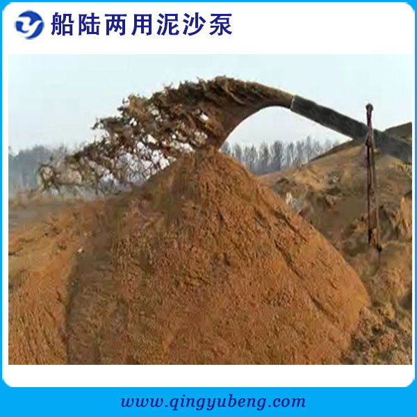 加納客戶訂購(gòu)耐磨吸沙泵200PNS-30機(jī)組