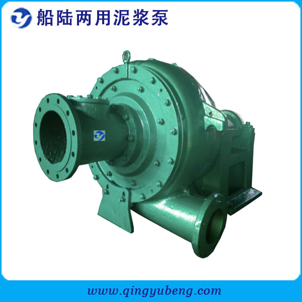 菏澤東明用戶采購遠洋牌船陸兩用泥漿泵進行黃河抽沙筑堤作業