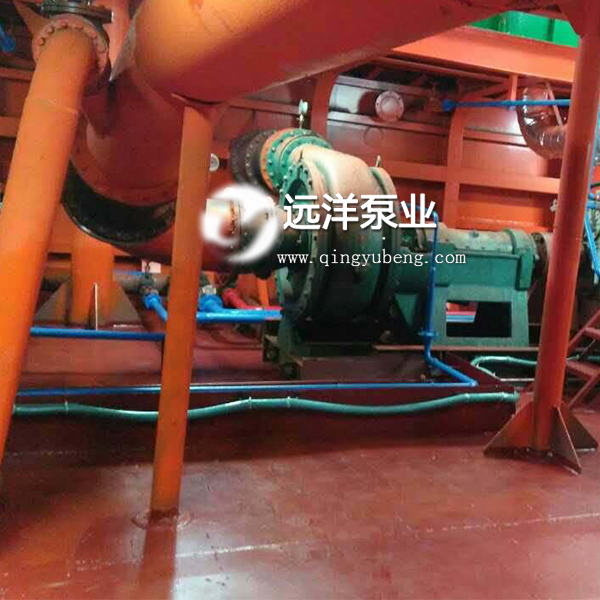 卸沙船船艙內臥式泥沙泵
