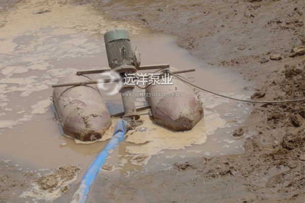 遠洋牌立式抽沙泵施工樣圖