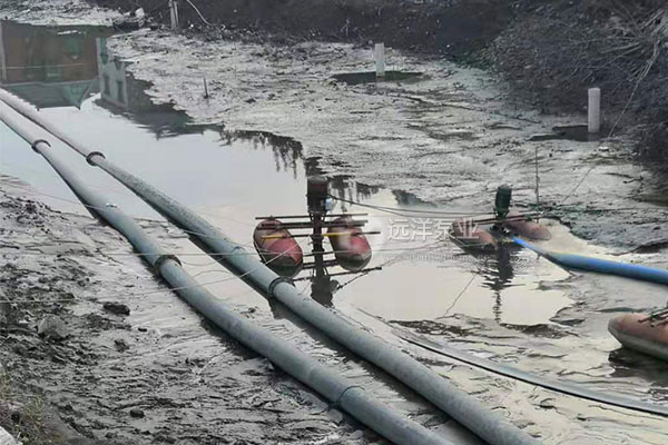 遠洋牌立式泥沙泵8PNSL-18使用現場