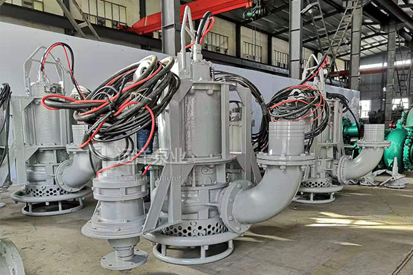 遠(yuǎn)洋牌加裝兩側(cè)攪拌裝置潛水泥沙泵樣圖