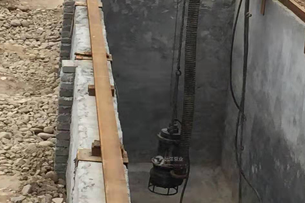 遠(yuǎn)洋牌潛水抽沙泵安裝樣圖