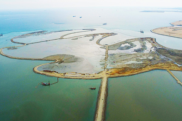 遠洋牌泥沙泵用于挖泥船