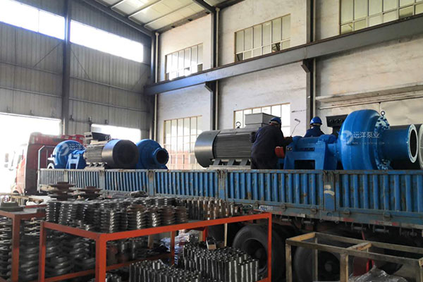 遠洋牌建筑泥漿泵裝車發貨樣圖