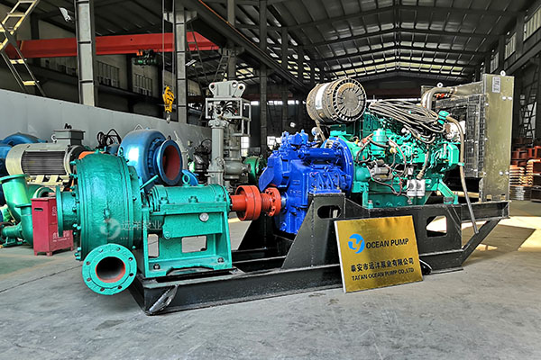 遠洋牌耐磨抽沙泵配柴油機樣圖